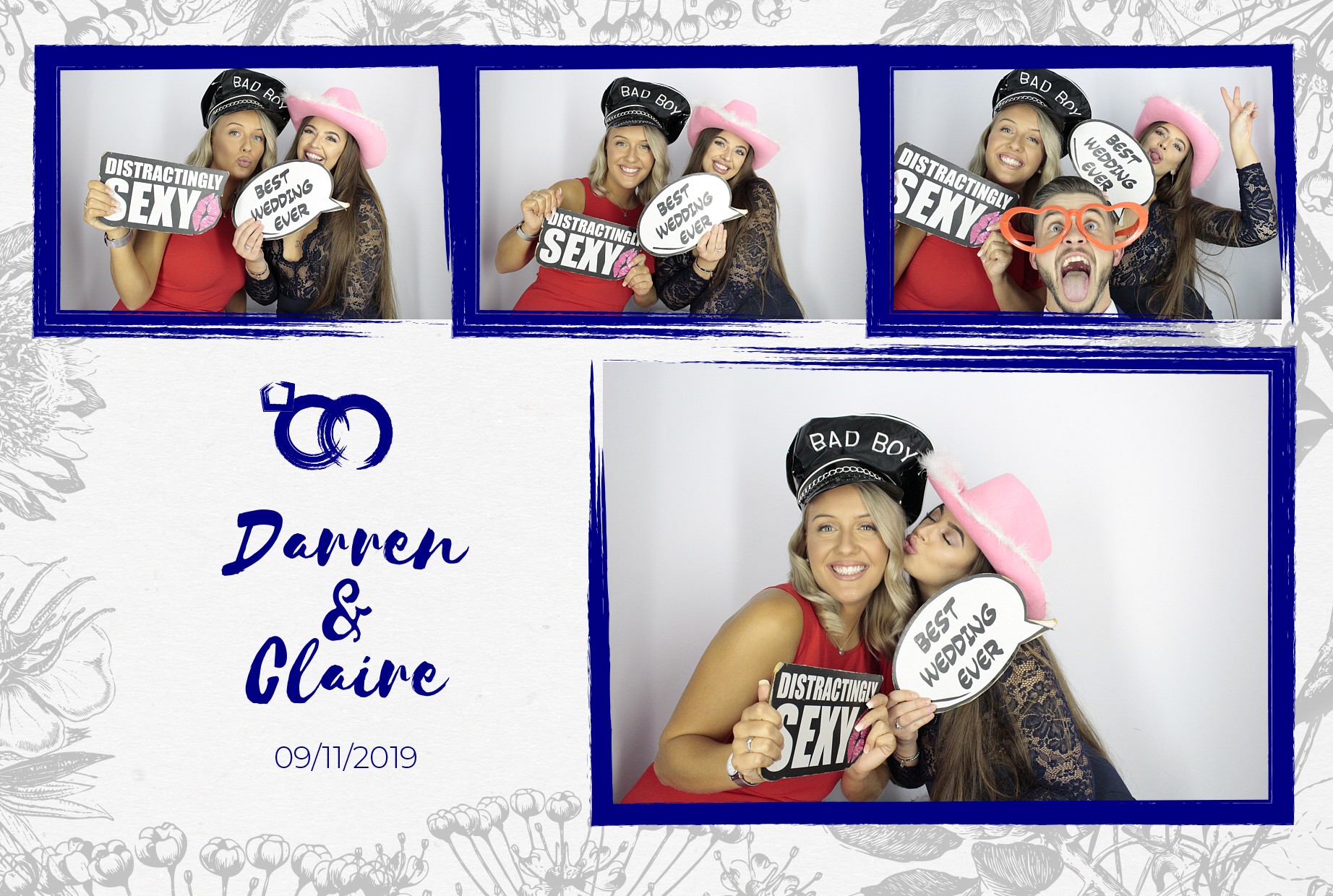 Darren and Claire’s Wedding  | View more photos from the event at gallery.myphotoboothexperience.co.uk/u/MyPhotoBoothExperienceLtd/Darren-and-Claire’s-Wedding